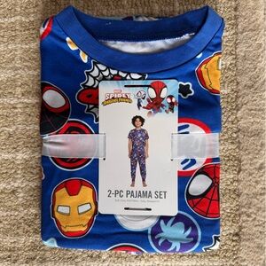 DEL Marvel Blue Spider-Man Pajama Set